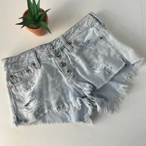 Abercrombie & Fitch Distressed Denim Womens Shorts 25 Festival Y2K Indie Sleaze thumbnail 13