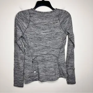Lululemon Athletica Cypress Kiss long sleeve‎ space dyed top gray size 6 thumbnail 10