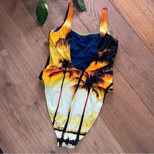 Aerie Sunset Babewatch Cheekiest One Piece Swimsuit M thumbnail 5