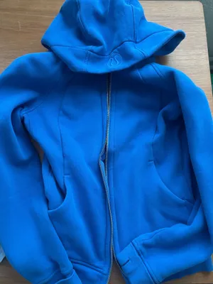 Lululemon pool blue full zip scuba thumbnail 2