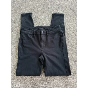 American Eagle Hi-Rise Jegging Skinny Jeans Womens 6 Long Black Super thumbnail 3