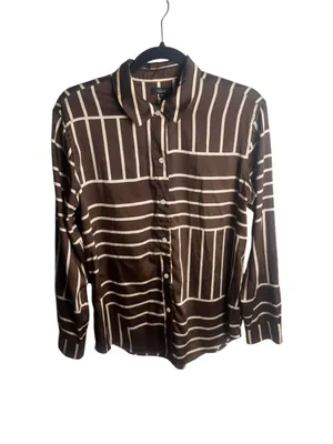 Rails Elias Shirt Brown Line Art M thumbnail 2