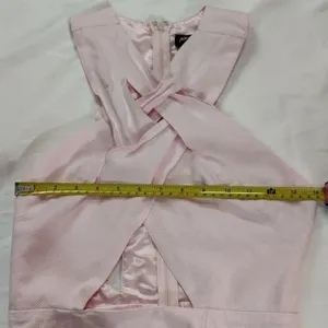 Nasty Gal Light Pink Sleeveless Cut Out Dress S Coquette Girl Pastel Mermaid thumbnail 8