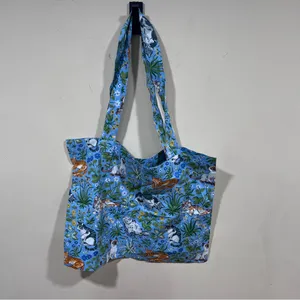 NWOT Printfresh brand "Must Love Cats" multicolor purse bag tote thumbnail 7