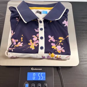 PGA Tour Womens M Golf Polo Shirt Navy White Floral Classic Preppy Tennis Sporty thumbnail 8