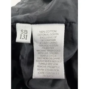 Susan Bristol Casuals Black Corduroy Patchwork Floral Embroidered Jacket S SB131 thumbnail 6