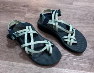 Chacos ZX2 Women’s 6 Sandals Hiking Outdoor Green Blue thumbnail 1