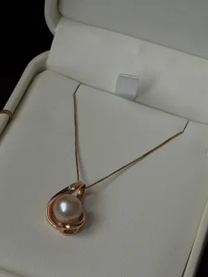 Na Hoku Rose Gold Pearl Pendant Necklace pre used thumbnail 6