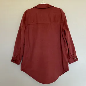 Old Navy Women’s Soft-Brushed Utility Shacket - Rust Red thumbnail 3