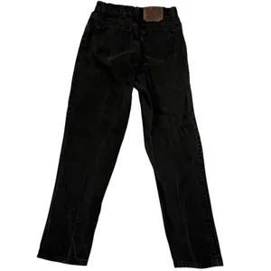 Levis Relaxed‎ Fit Jeans 9M Black Tapered High Rise Made In USA Vintage thumbnail 3
