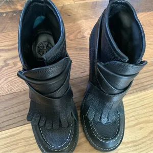 Tory Burch Leather Booties thumbnail 8