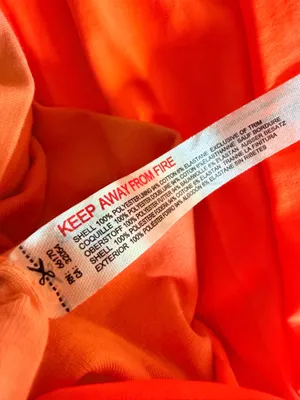 Free People Double Bubble Set in Hot Watermelon/ Neon Orange, Size L thumbnail 11