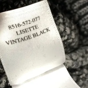 Rails Womens Lisette Vintage Black Textured Sweater Cropped Crewneck Size XS thumbnail 6