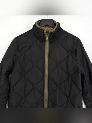 TREAD & SUPPLY Nixie Jacket Reversible Olive Green Black S thumbnail 11