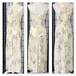VTG Gold Crown Label Floral Dress thumbnail 2