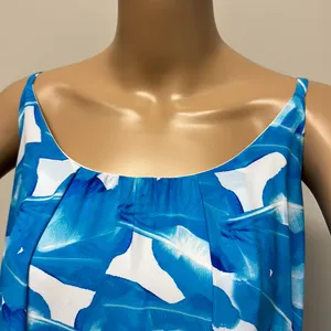 Palms Away Maxi Sundress Blue Size M thumbnail 2