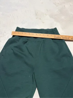 Abercrombie & fitch YPB Dark Green Elastic Waist Jogger Pants NEOKNIT S Short thumbnail 3