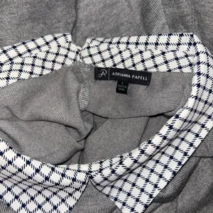 Adrianna Papell Peter Pan Collar Layered Look Top thumbnail 4