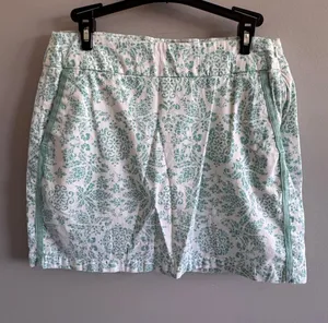 Aventura‎ Organic Cotton Printed Skort Size 4 Mint Green White thumbnail 1