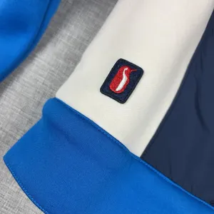 Ellesse Track Jacket Womens 12 Blue White Colorblock Full Zip Pockets Athletic thumbnail 2