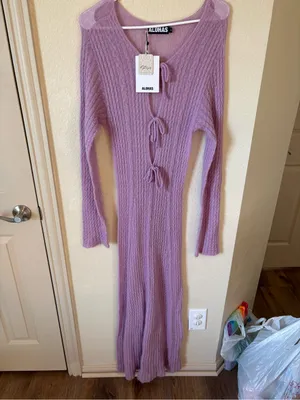ALOHAS Triza Maxi Sweater Dress Size Small NWT thumbnail 2