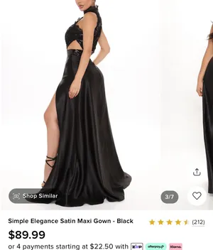 Black Prom Dress thumbnail 3