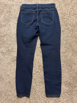 Old Navy Women’s Dark Wash‎ Rockstar Super Skinny Denim Jeans Size 6 Short thumbnail 6