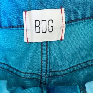 BDG Urban Outfitters High Rise Baggy Distressed‎ Jeans Teal Blue NWT 28 thumbnail 8