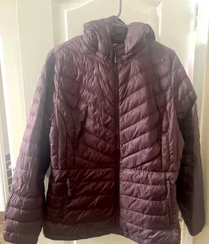 32 Degrees Women's Puffer Jacket - Dark Purple thumbnail 1