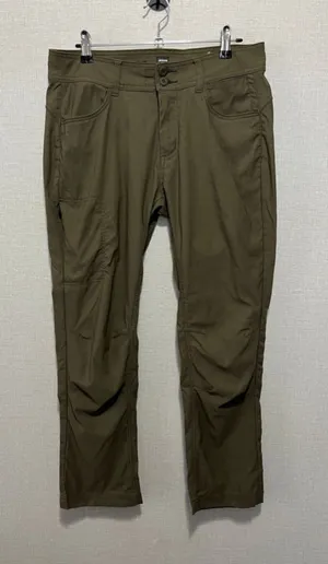 prAna Olive Green Straight Fit Stretchy Outdoors Hiking Utility Pants thumbnail 1