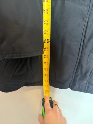 Lauren Ralph Lauren LRL Ski Black Down Coat Womens L Faux Fur Collar Vintage thumbnail 7