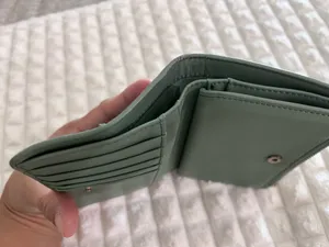 Charles and keith light green medium wallet thumbnail 5