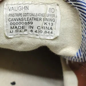 Polo Ralph Lauren Vaughn Boat Shoes Mens 9.5 Blue White Pinstriped Deck Sneakers thumbnail 2