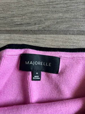 MAJORELLE Pink Bralette with Black Trim thumbnail 3