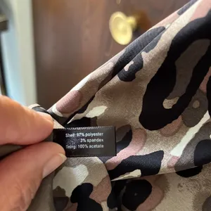 New Women’s The Limited sleeveless animal print brown black Camo dress Size 4 thumbnail 7