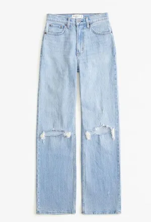 Abercrombie high rise 90's relaxed jeans thumbnail 2