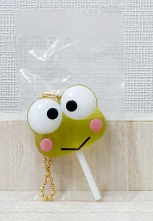 Keroppi character charm from the Sanrio Characters Colorful Lollipop Charm thumbnail 1