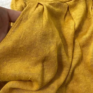 Anthropologie By Moth Mustard Sweater Wrap Puff Sleeve Mini Dress Pockets XS thumbnail 4
