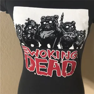Ewoking Dead Star Wars Walking Dead Shirt Ewok Zombies Halloween S thumbnail 2