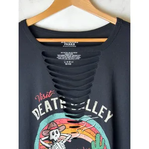 National Parks Society Death Valley Graphic Tee Women 2X Black Cutout Streetwear thumbnail 6