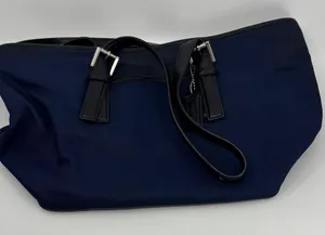 Coach Navy and Black Shoulder Bag thumbnail 1