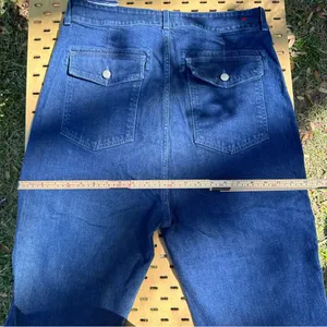 Anthropologie Sundry Ultra High Rise Pleated Carpenter Wide Leg Jeans Size 31 thumbnail 5