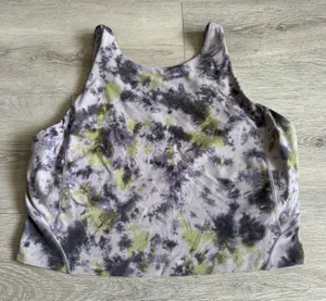 Lululemon Align High-Neck Tank Top 12 Diamond Dye Light Sage Olive Grey Nulu thumbnail 1