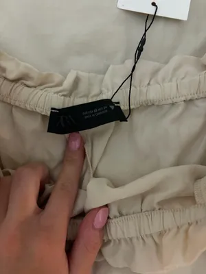 ZARA tied palazzo pants thumbnail 5