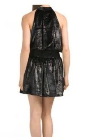 ellin velvet dress black Medium thumbnail 4