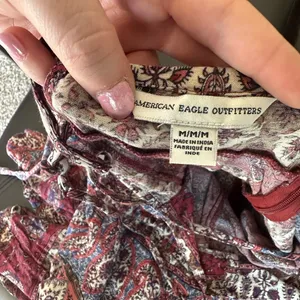 American Eagle Outfitters Red and Blue Patterned Romper thumbnail 2