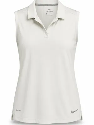 Nike Golf Dri-FIT White Sleeveless Performance Polo Women’s M thumbnail 2