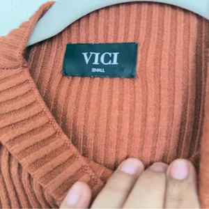 Vici Essential Mock Neck Knit Midi Dress thumbnail 6