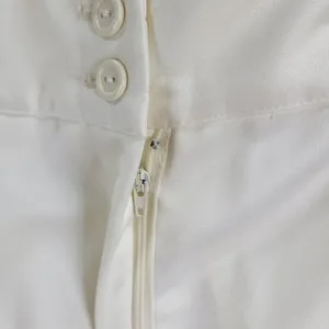 Vintage‎ Ellen D Womens Pants 9/10 White Pleated Belted Tapered Ankle Career thumbnail 5