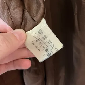 Vintage Italian Style Marzotto Wool Long Peacoat W8 Brown thumbnail 7